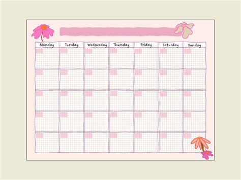 cute monthly calendar 2014 Doc