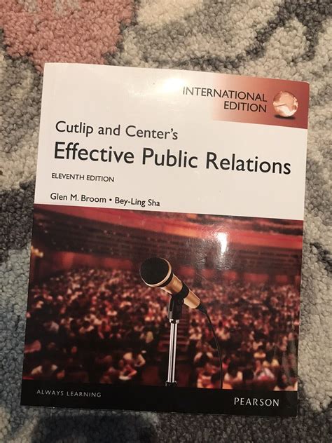 cutlip and centers effective public relations 11th edition Epub
