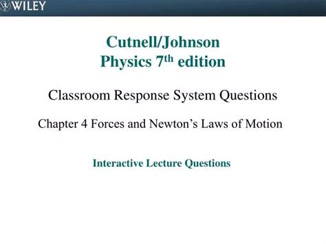 cutnell johnson physics 7th edition answers Epub