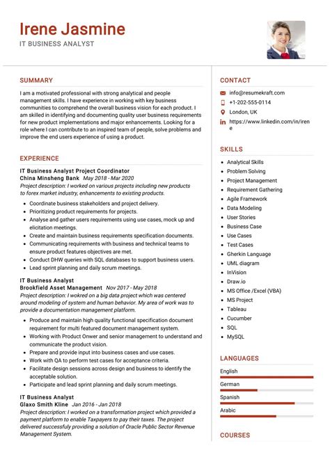 cv analyst