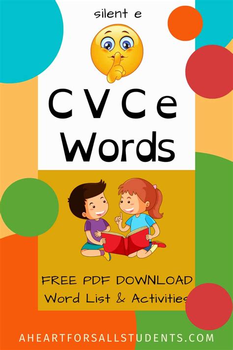 cvc cvce word list Reader