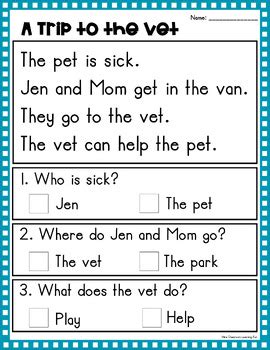 cvc decodable passages 1st grade Epub