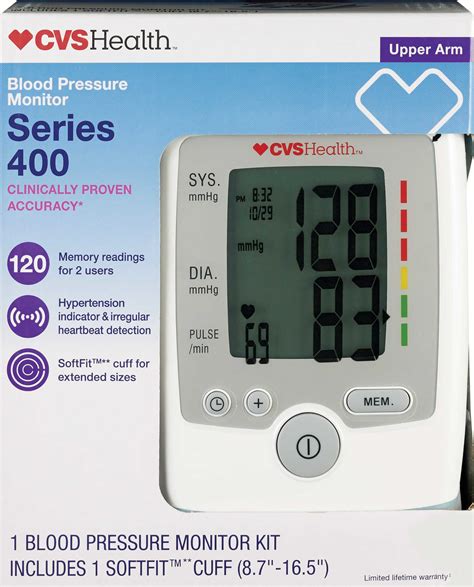 cvs rc211 blood pressure cuff manual PDF