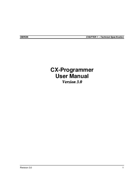 cx programmer 93 manual pdf PDF