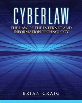 cyberlaw the law of the internet and information technology Kindle Editon
