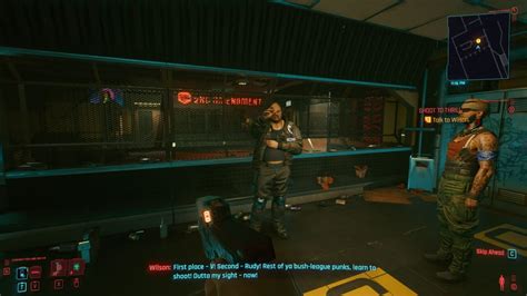 cyberpunk shooting contest