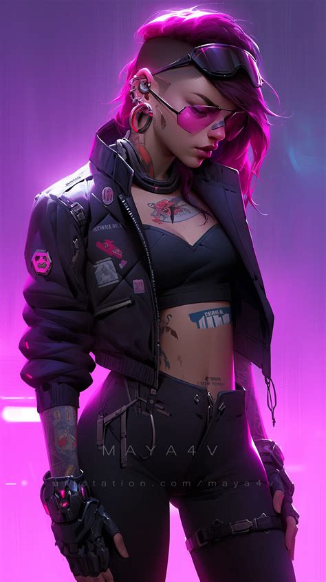 cyberpunk women