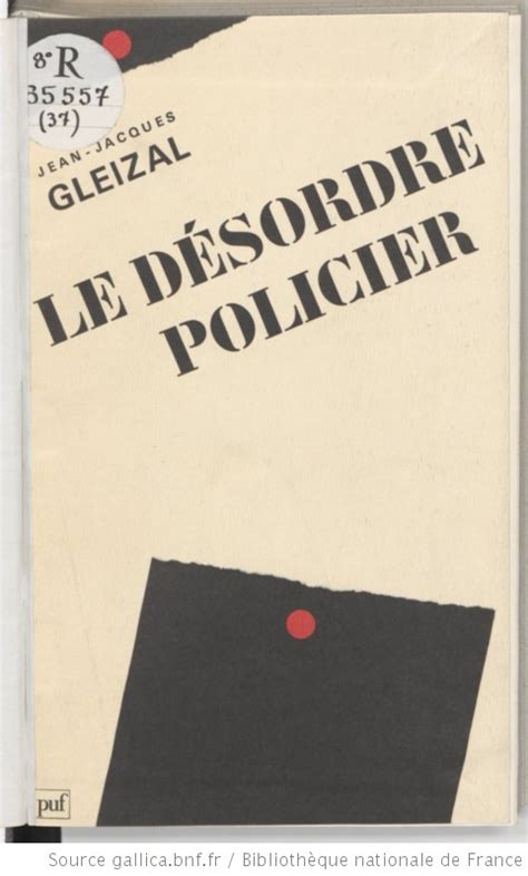 d sordre policier jean jacques gleizal ebook PDF