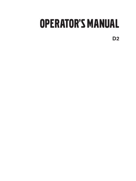 d2 55 owners manual Doc