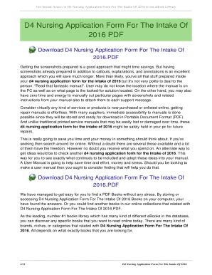 d4-nursing-application-form-for-the-intake-of-2016 Ebook Doc