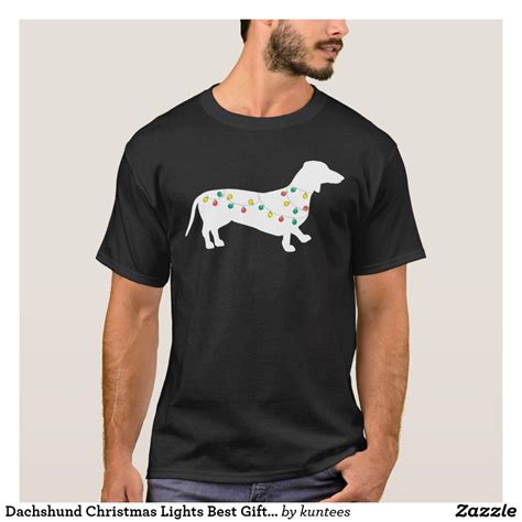 dachshund christmas tee shirt