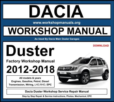 dacia duster service manual Reader