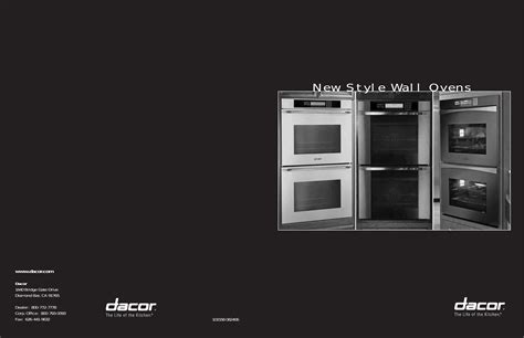 dacor wall user manual Epub