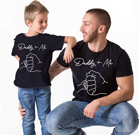 dad and son tee shirt