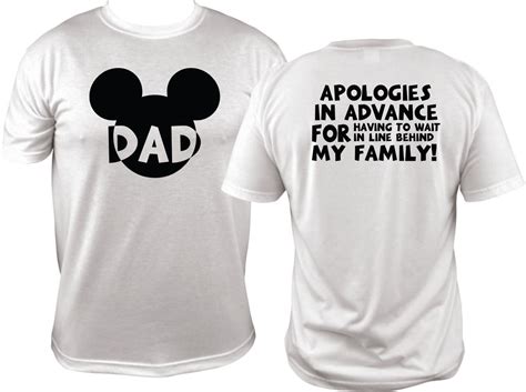 dad disney shirts