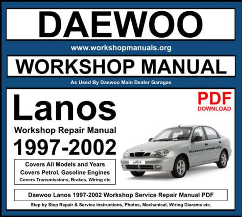 daewoo lanos workshop manual Reader