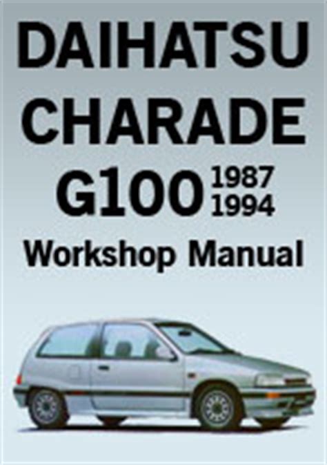 daihatsu charade engine repair manual Doc