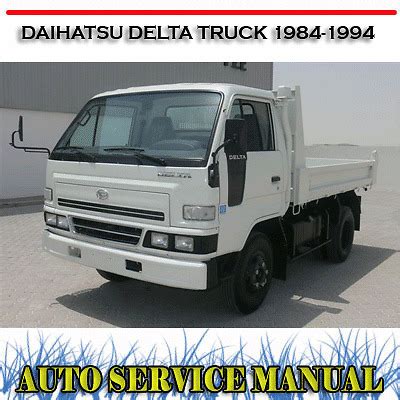 daihatsu delta truck service manual Ebook Epub
