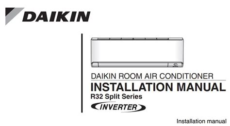 daikin split system air conditioner user manual Epub