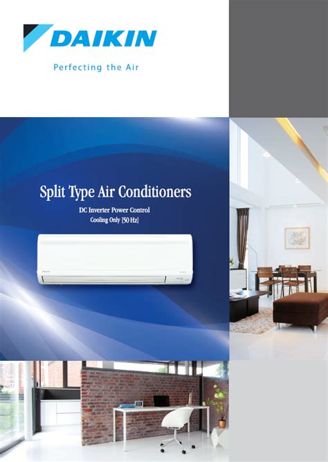 Daikin Split Unit Air Conditioner Catalogue