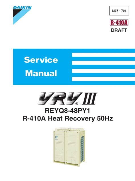 daikin vrv iii service manual PDF