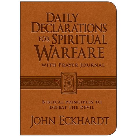 daily declarations for spiritual warfare with prayer journal biblical principles to defeat the devil Doc