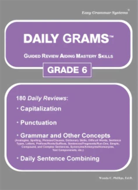 daily grams guided review aiding mastery skills grade 7 PDF