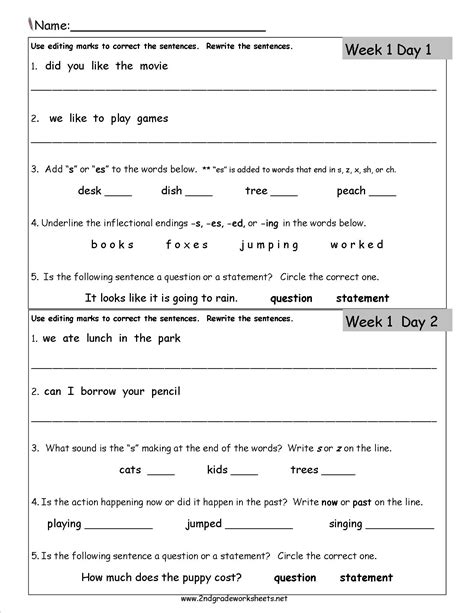 daily language review grade 2 daily practice series Doc