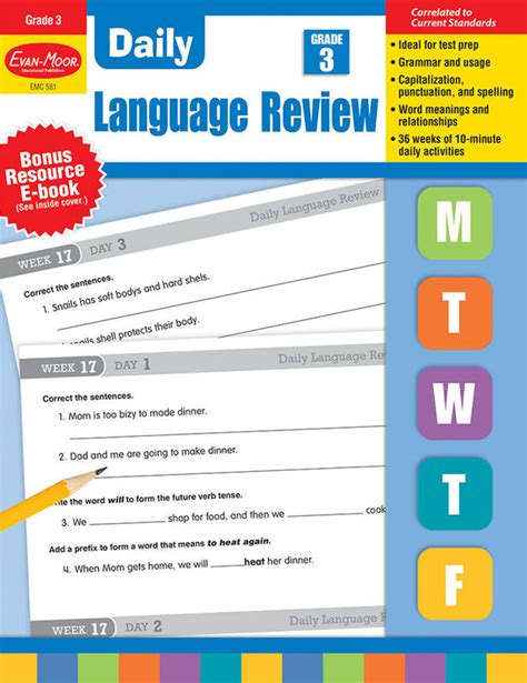 daily language review grade 3 Epub