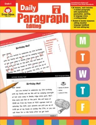 daily paragraph editing grade 4 Kindle Editon