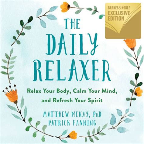 daily relaxer relax your body calm your mind and refresh your spirit Reader