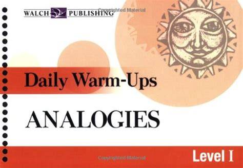 daily warm ups analogies PDF