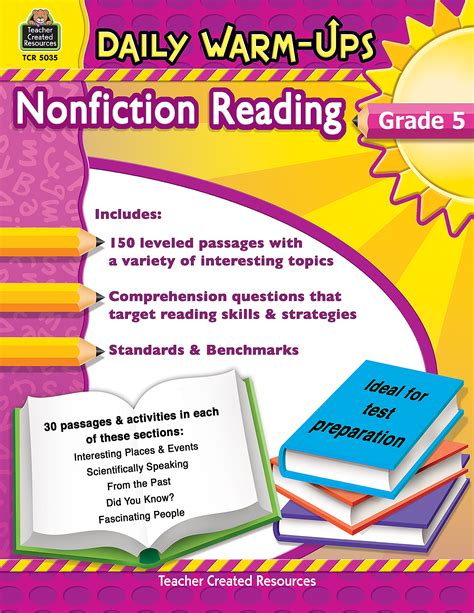 daily warm ups nonfiction reading grade 5 pdf Kindle Editon