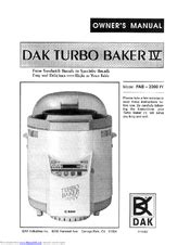 dak fab 2000 iv turbo baker iv recipes user guide PDF