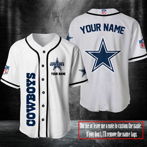 dallas cowboys baseball jersey