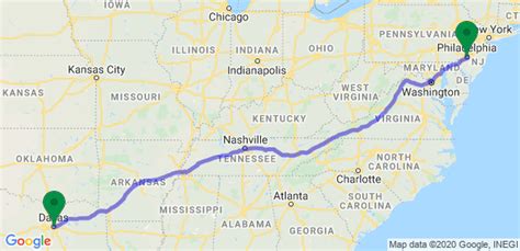 dallas texas to philadelphia pennsylvania