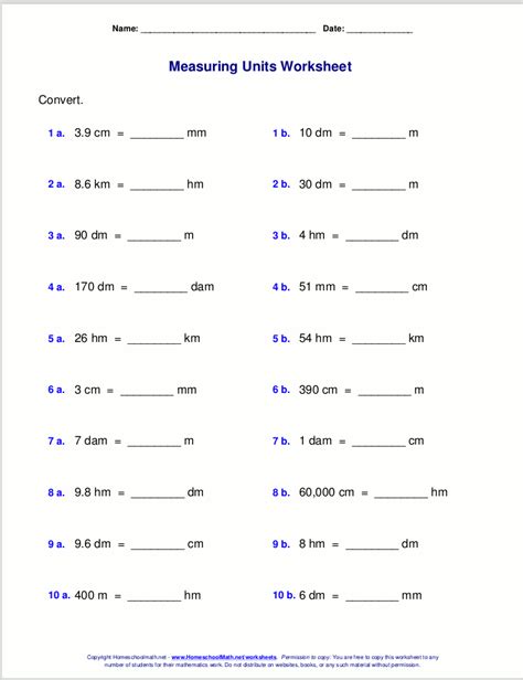 dam metric unit