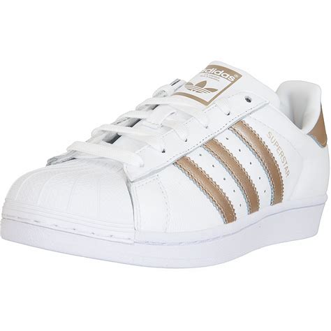 damen sneaker weiß gold