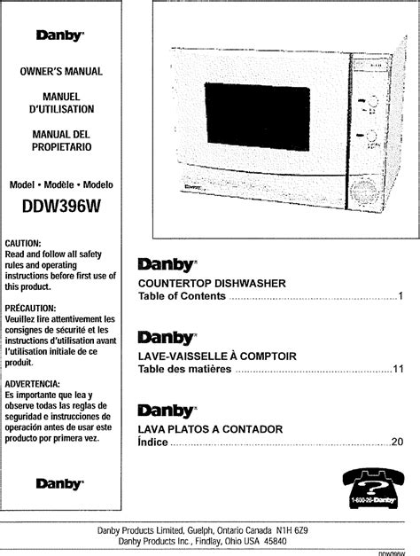 danby compact dishwasher manual Doc
