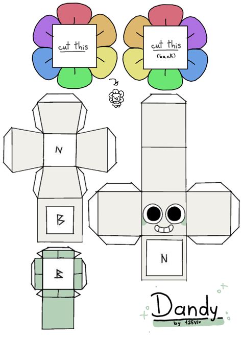 Dandys World Papercraft Printable