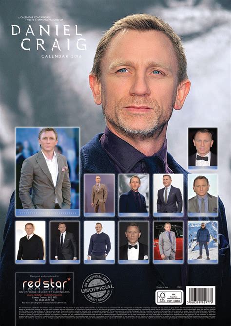 daniel craig 2016 calendar Reader