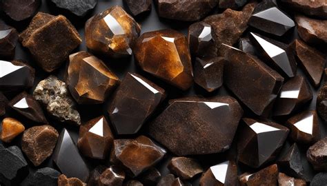 dark brown crystal