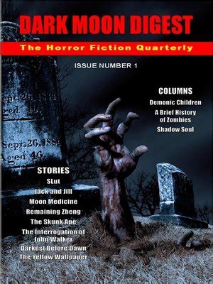 dark moon digest issue 20 the horror fiction quarterly Epub