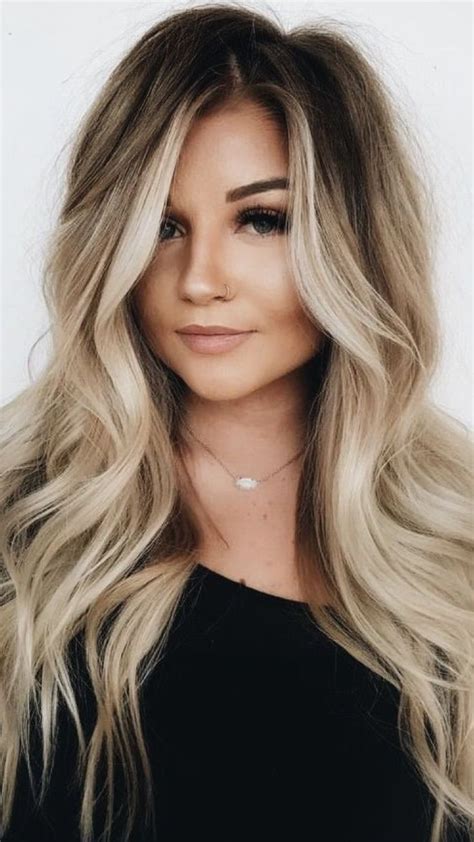 dark roots blonde hair