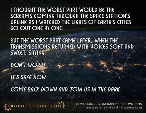 dark spaces short stories Reader