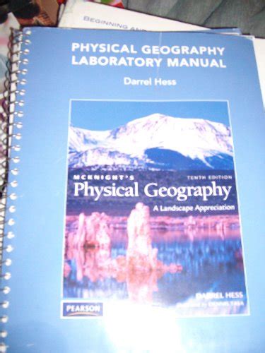 darrel hess physical geography lab manual tenth edition answer key Reader