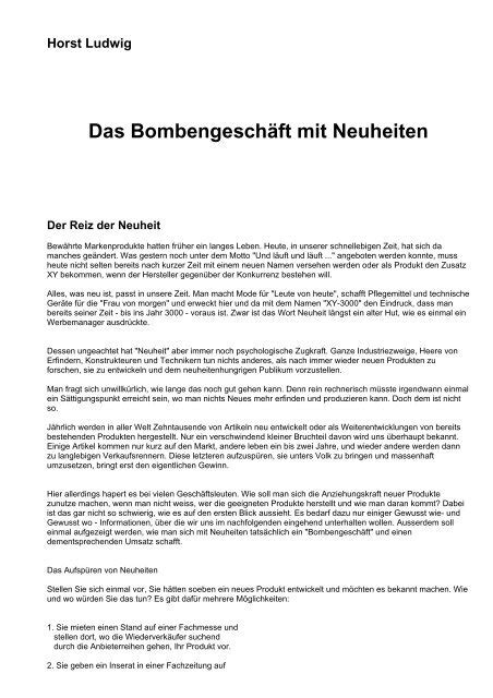 das bombengesch ft mit neuheiten neuheit ebook Reader