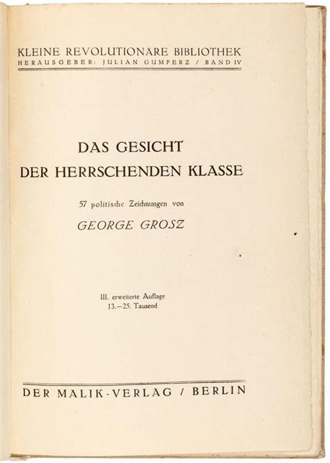 das gesicht der herrschenden klasse herdruk van ed 1921 Doc