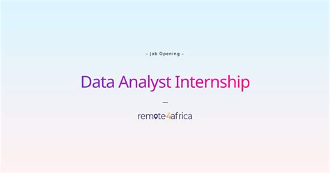 data analyst internship jobs