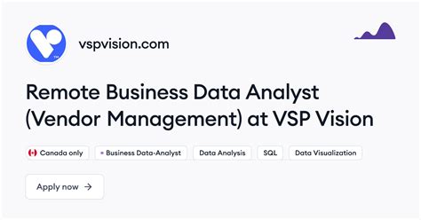 data analyst position at vsp vision